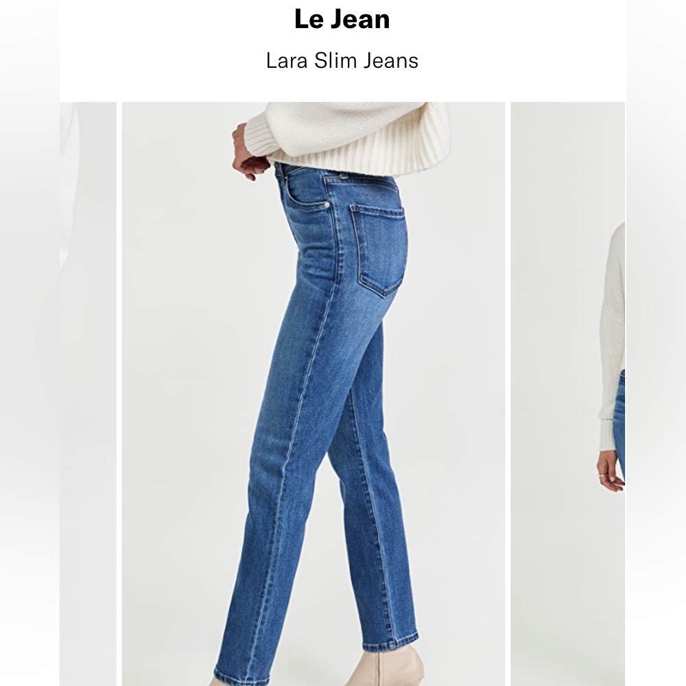 Le Jean Lara Willow Wash High-Rise Slim Jean